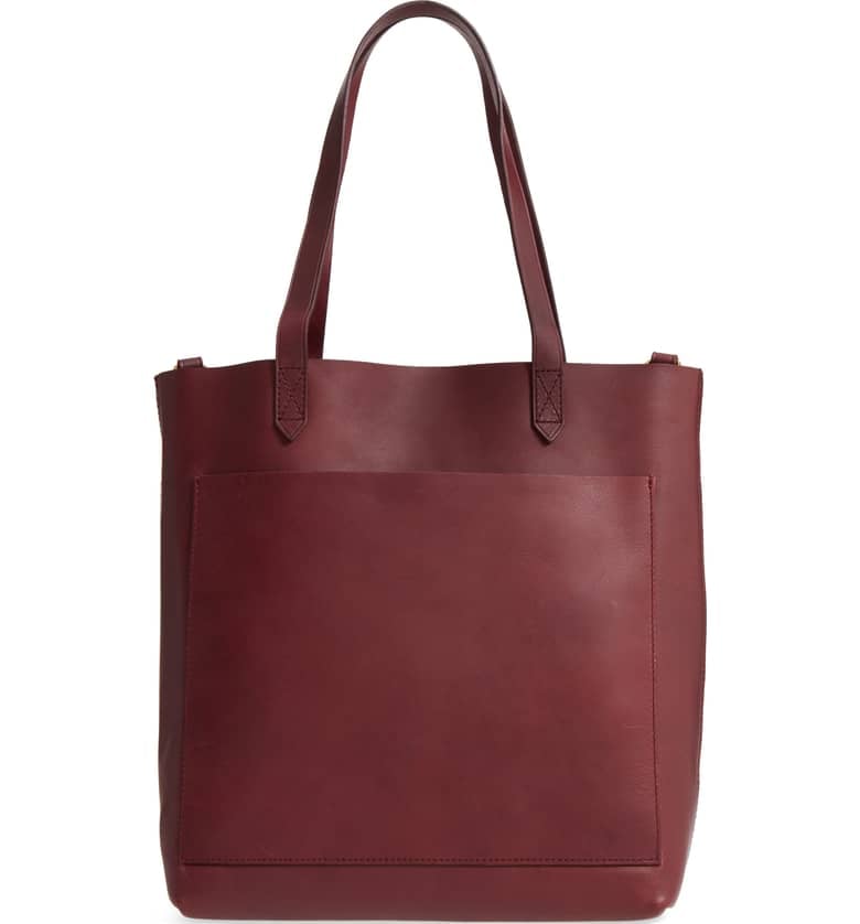 Madewell Medium Leather Transport Tote