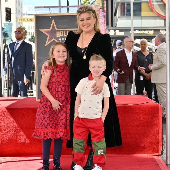 Kelly Clarkson, Her Kids at Hollywood Walk of Fame Ceremony