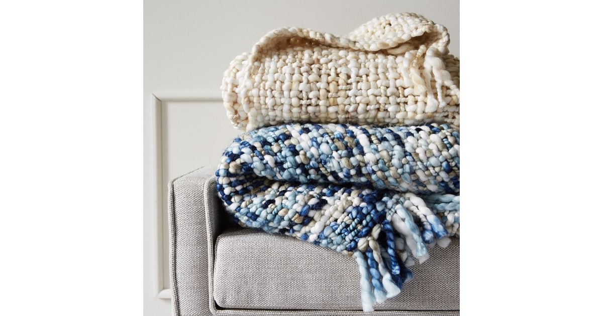 West elm sales marled basketweave throw