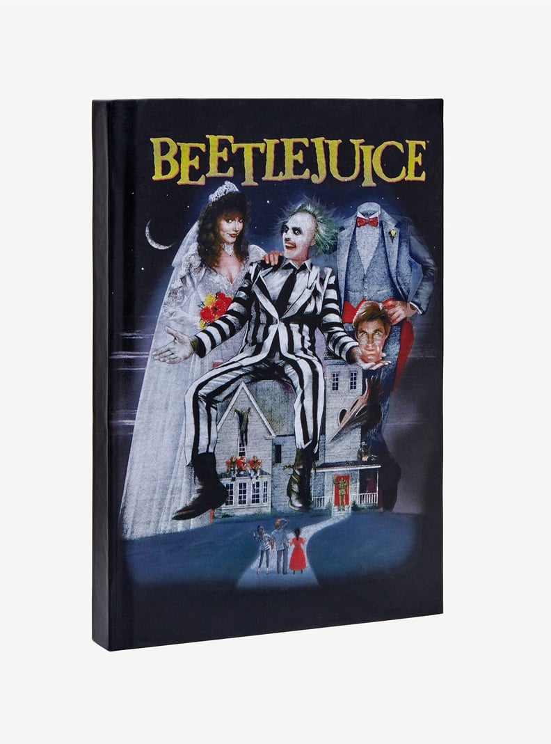 Beetlejuice Movie Poster Hardcover Ruled Journal