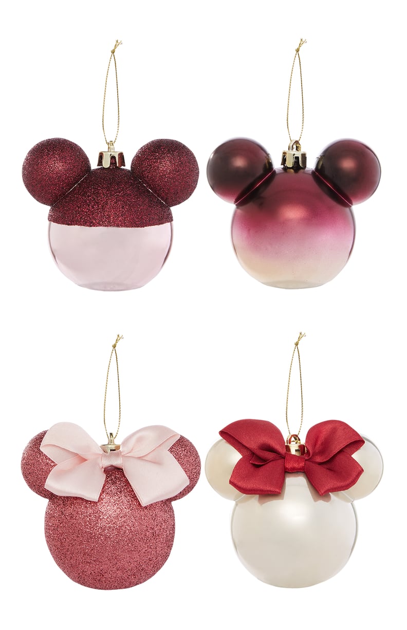 Pink Minnie and Mickey Ornaments ($5)