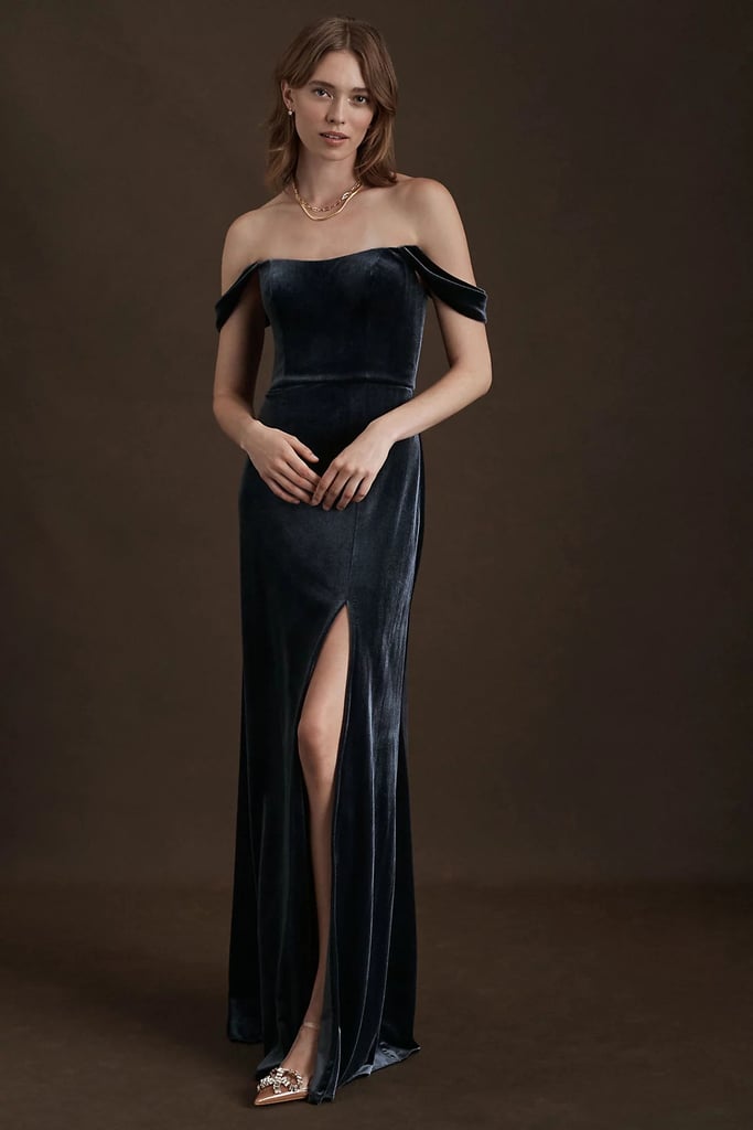 A Black Tie Velvet Dress: Jenny Yoo Issa Velvet Dress