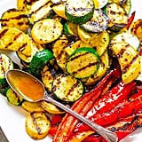 Grilled Vegetables With Smoky Honey Mustard Dipping Sauce