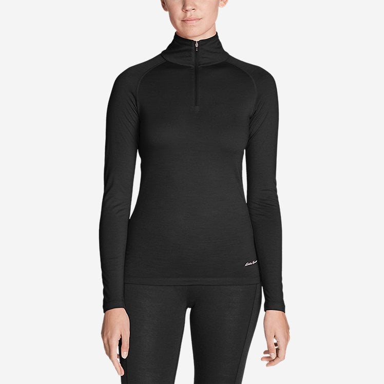 Eddie Bauer Midweight FreeDry Merino Hybrid Baselayer 1/4-zip