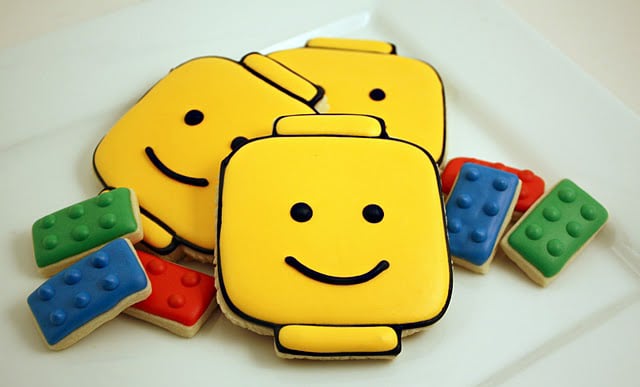 Lego Man Cookies