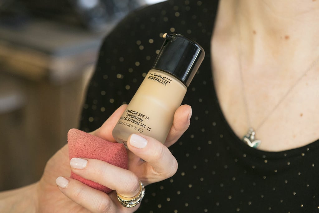 It may sound like a makeup faux pas, but Bettelli recommends starting with a foundation that's one to two shades darker than your complexion if you're going for a bronzed makeup look. "Mineralize Moisture ($33) is my favorite for the Spring/Summer season," she says. "It adds a radiant glow and sunscreen to your daily routine."
Helpful tip: Match your foundation to your arms, which usually get more sun and and are slightly darker than your face.