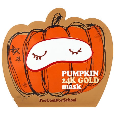 Too Cool For School Pumpkin 24K Gold Sheet Mask ($8)