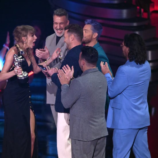 Taylor Swift Accepts Award From *NSYNC at the 2023 MTV VMAs