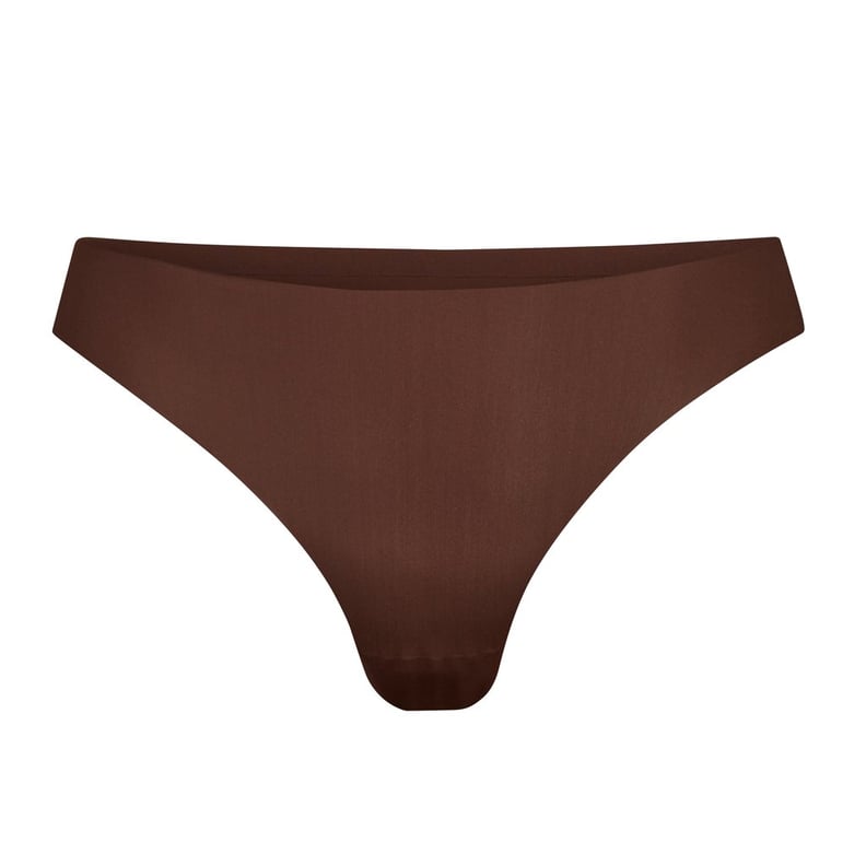 Skims Smooth Essentials Dipped Thong - Cocoa