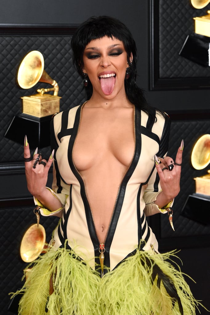 Doja Cat Wore a Mullet Haircut at the 2021 Grammys