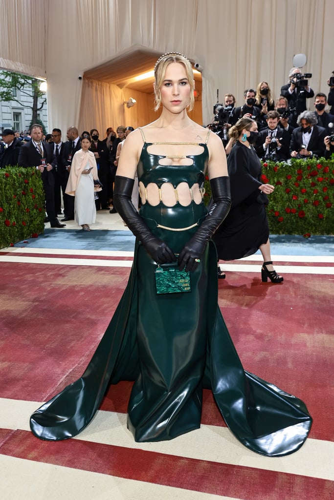 Tommy Dorfman Wears Cutout Latex Gown to First Met Gala