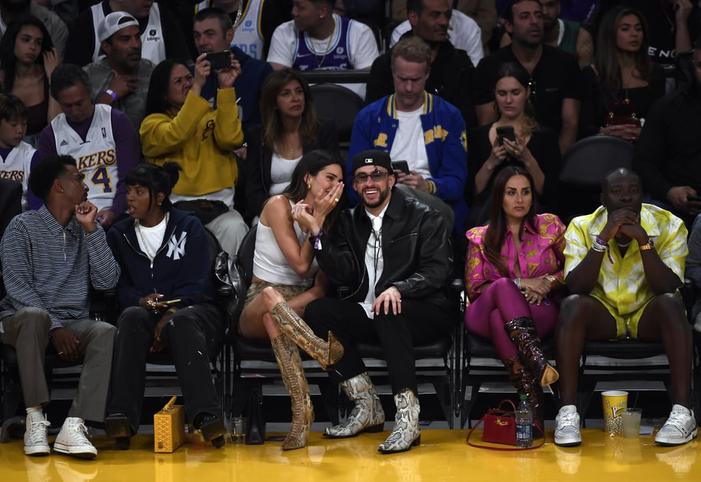 Kendall Jenner and Bad Bunny Attend Lakers Game Together