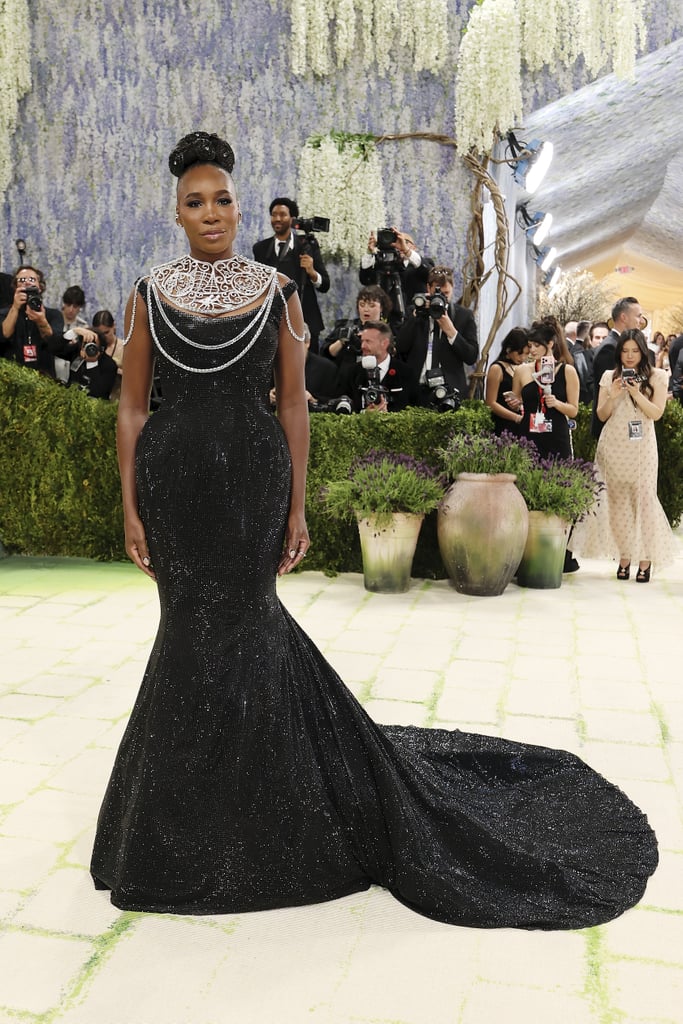 Venus Williams at the 2026 Met Gala wearing custom Swarovski