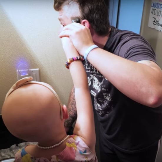 Dad Shaves His Head to Support His Daughter With Alopecia