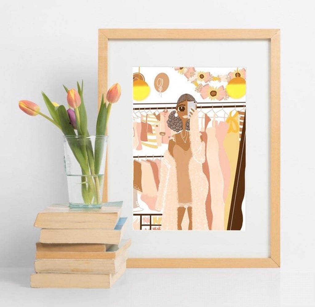 Closet Selfie Art Print