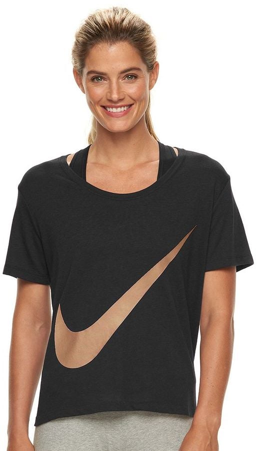 Nike Swoosh Drop Shoulder Graphic Tee ($30)