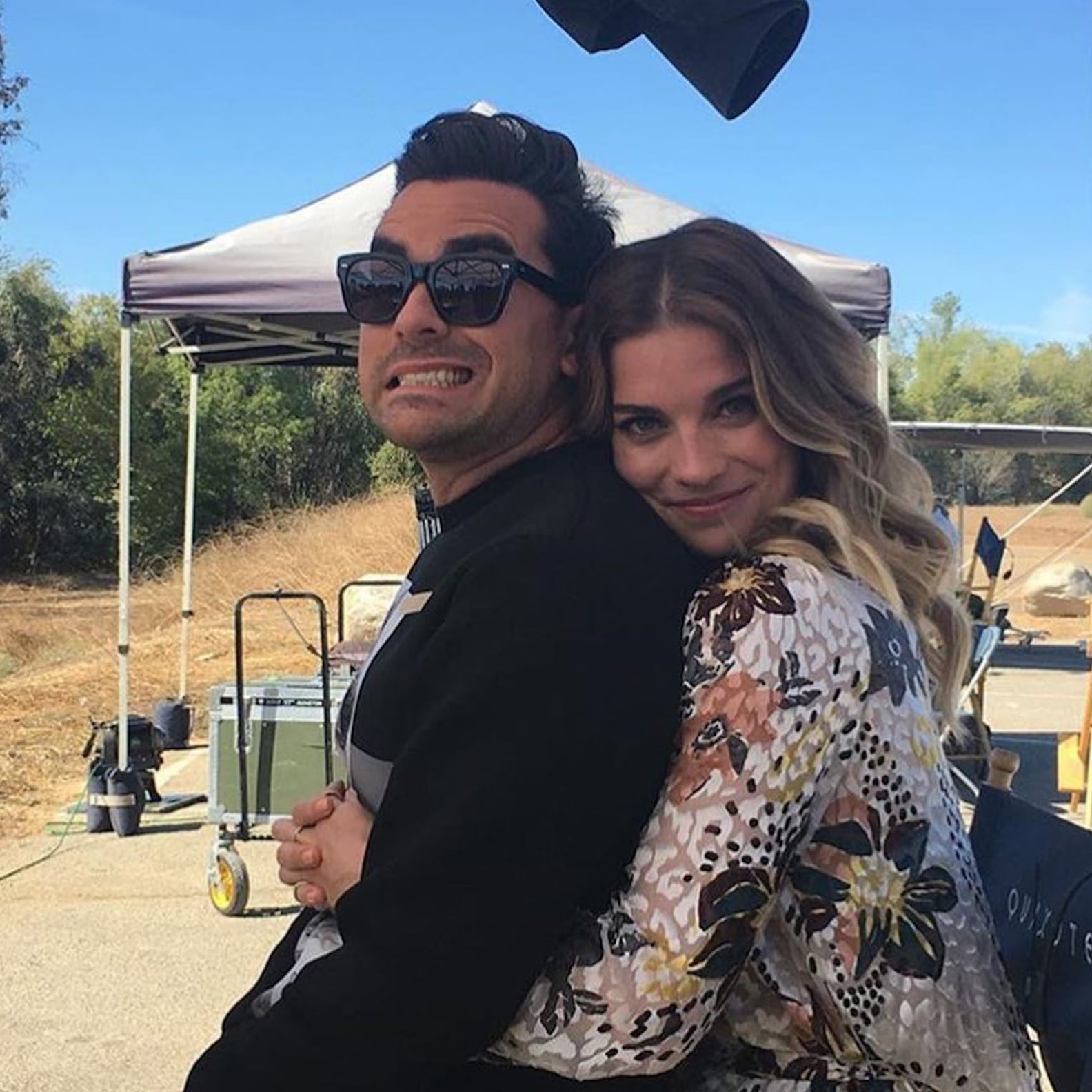 See the Best Schitt's Creek BehindtheScenes Cast Pictures POPSUGAR