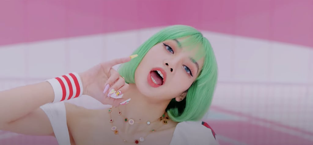 Lisa's Lime Coloured Bob