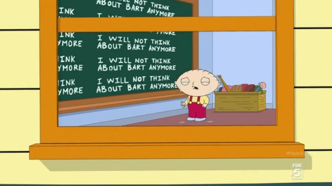 Stewie's Obsession With Bart