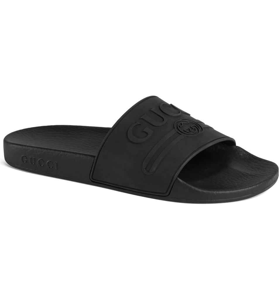 Gucci Pursuit Logo Slide Sandal