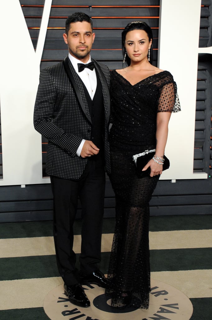Demi Lovato Dress at Oscars Vanity Fair Party 2016