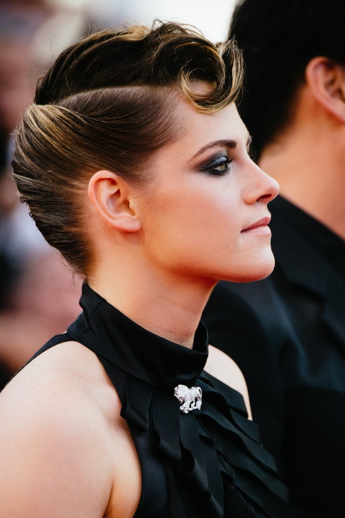 From the side, it still looked like an intricate updo.
