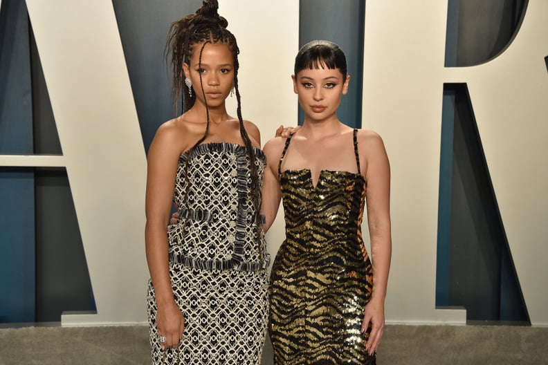 Taylor Russell and Alexa Demie at the Vanity Fair Oscars Party