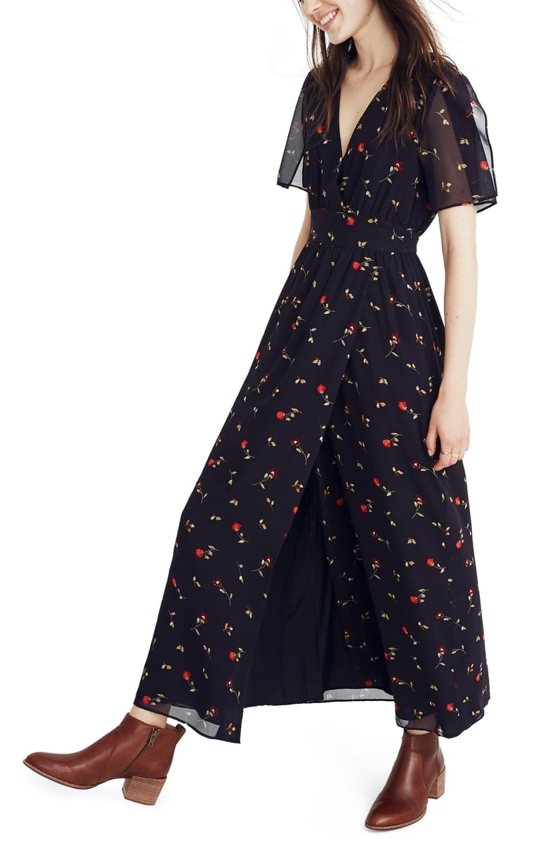 Madewell Tulip Sleeve Maxi Dress