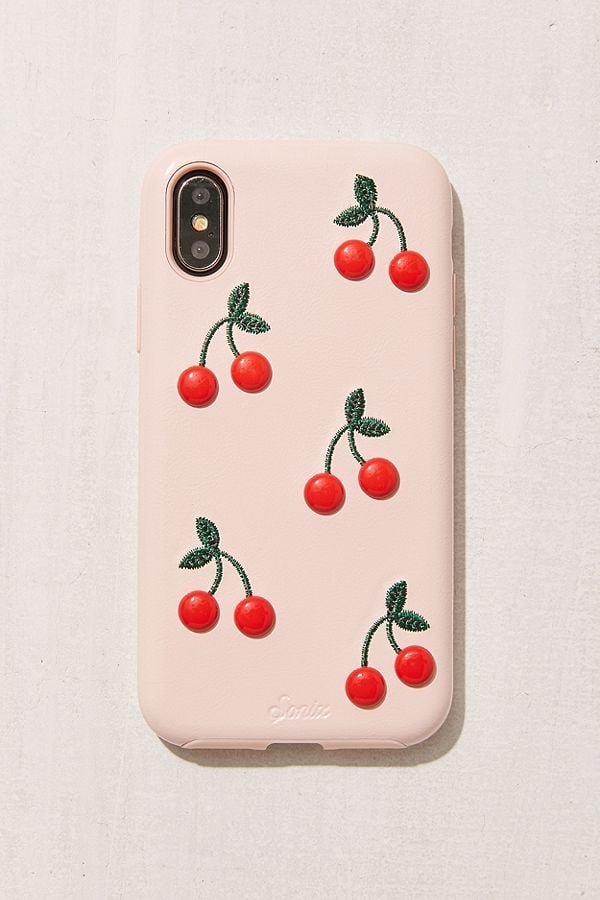 Patent Cherry iPhone X Case