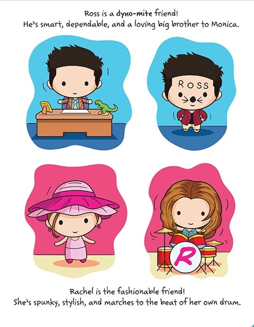 Friends Children's Book With Cute Character Illustrations