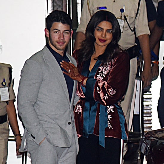 Priyanka Chopra Velvet Jacket With Nick Jonas
