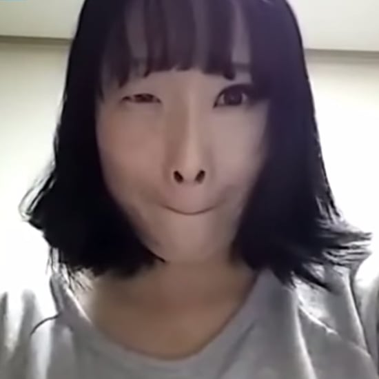 Korean Woman Removes Half Her Makeup