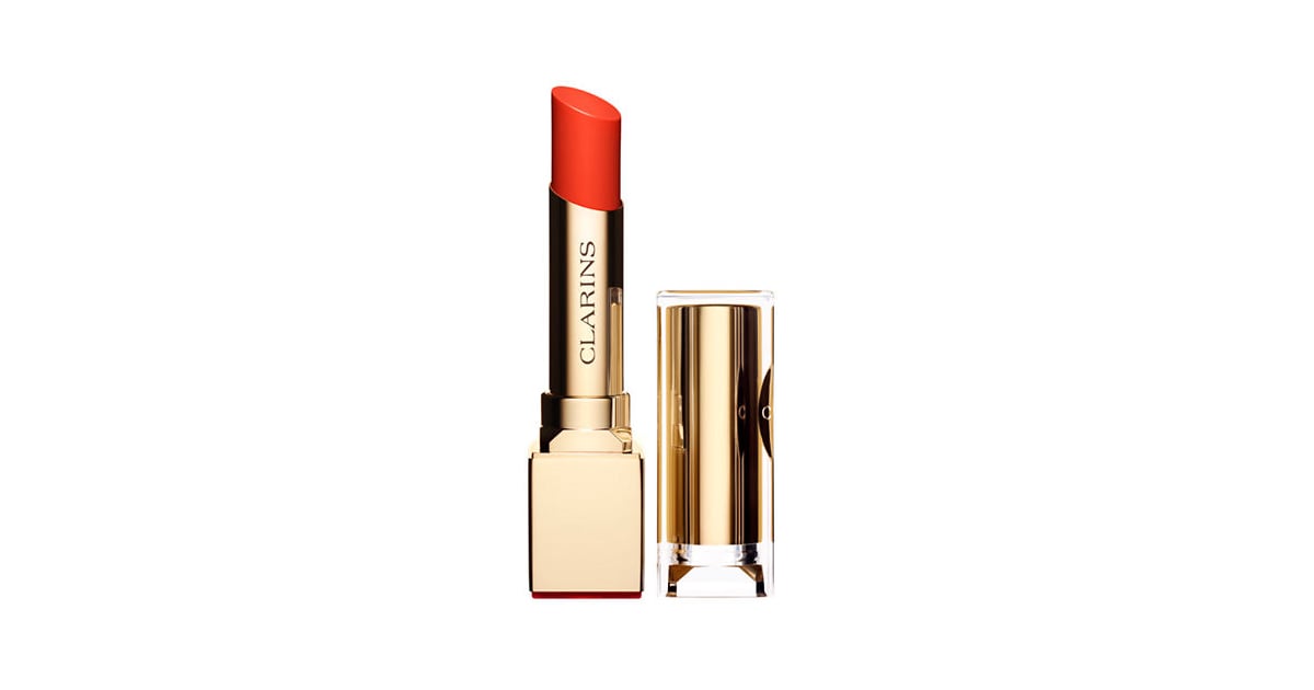 Clarins Orange Lipstick Makeup Trend at Critics' Choice Awards 2014