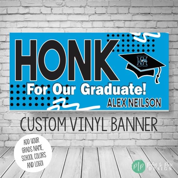 Honk Graduation Banner