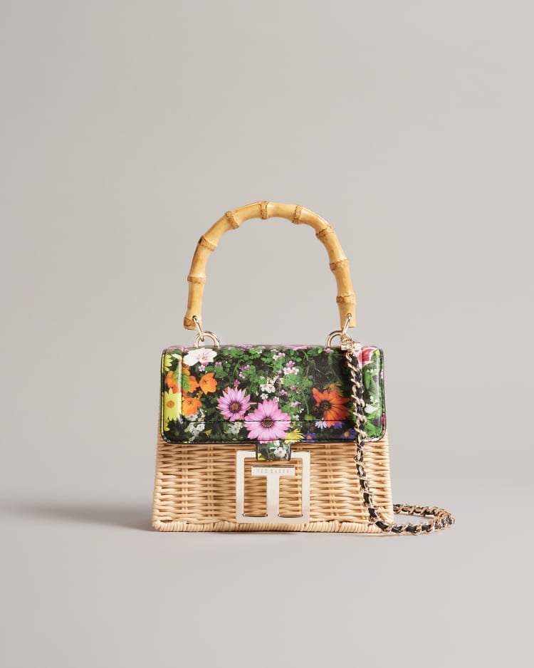 Ted Baker London Jaysisa Printed Mini Basket Bag