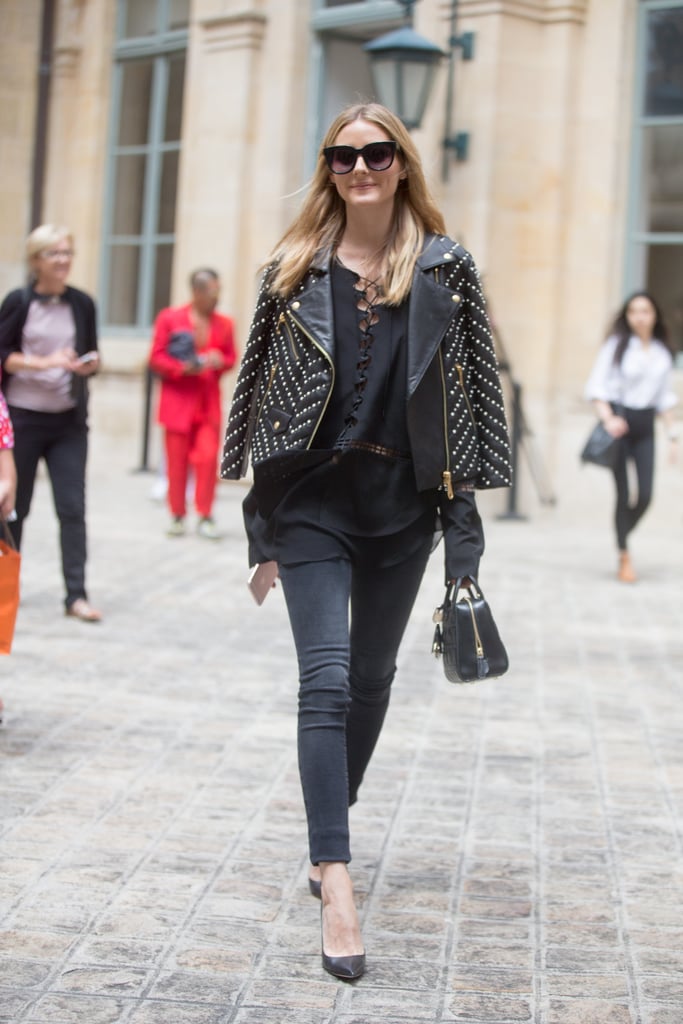Throw your statement jacket over everything.
