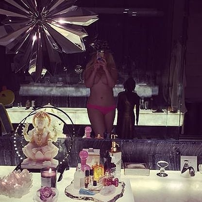 Christina Aguilera Topless Instagram