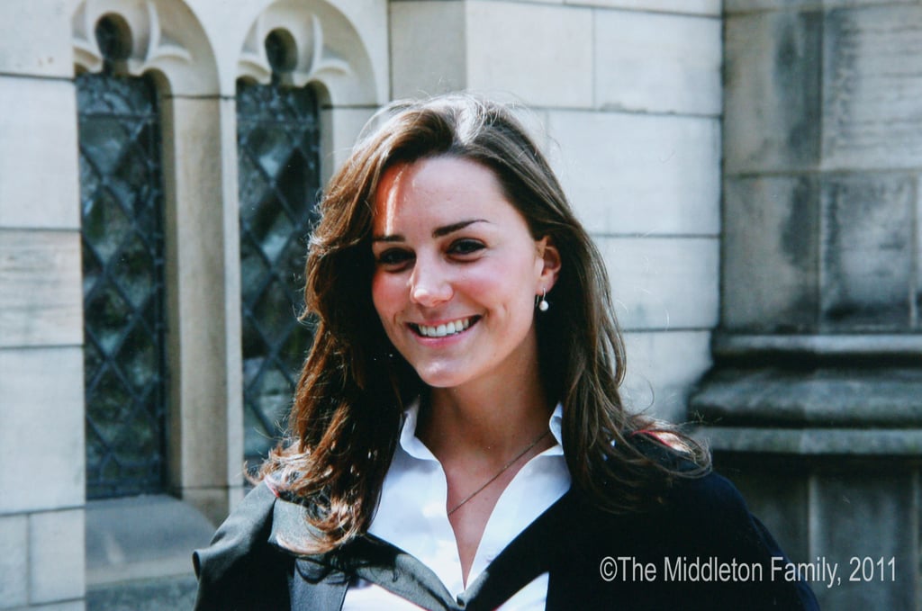 Kate smiled after graduating from St. Andrews University in Scotland.

 © The Middleton Family, 2011. All rights reserved.
