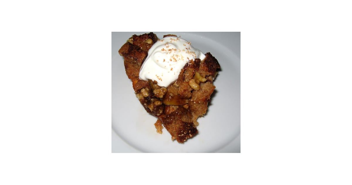 Healthy Recipe AppleWalnut Bread Pudding POPSUGAR Fitness