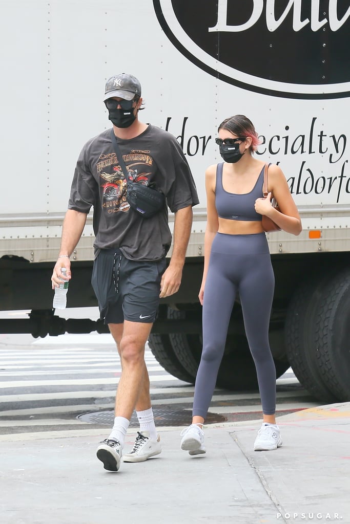 Jacob Elordi and Kaia Gerber Walking in New York | Photos