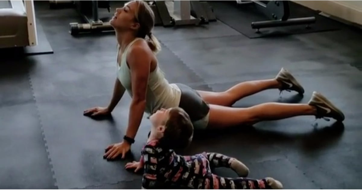 Carrie Underwood Workout With Her Son Popsugar Fitness