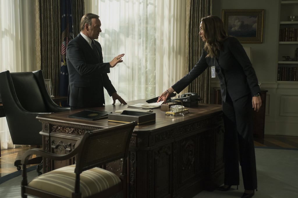 Spacey and Elizabeth Marvel