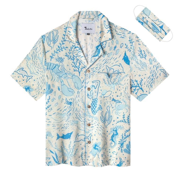 Tombolo Company Mar di Gras Eggshell Shirt