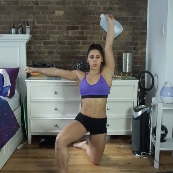 Do This Three-Move At-Home Workout With a Water Jug