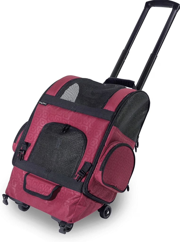 Gen7Pets Dog Carrier Large Red Roller Bag ($70)
Traditional pet carriers can be heavy and clunky, making it an uncomfortable experience for both you and your pet. This carrier rolls smoothly and can even be transformed into a backpack for optimal convenience.