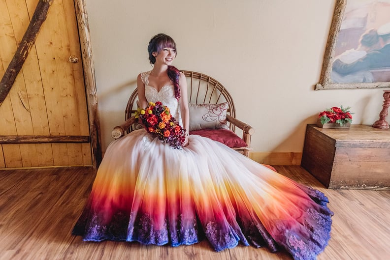 Showstopping Ombré Details Make This the Ultimate DIY Wedding