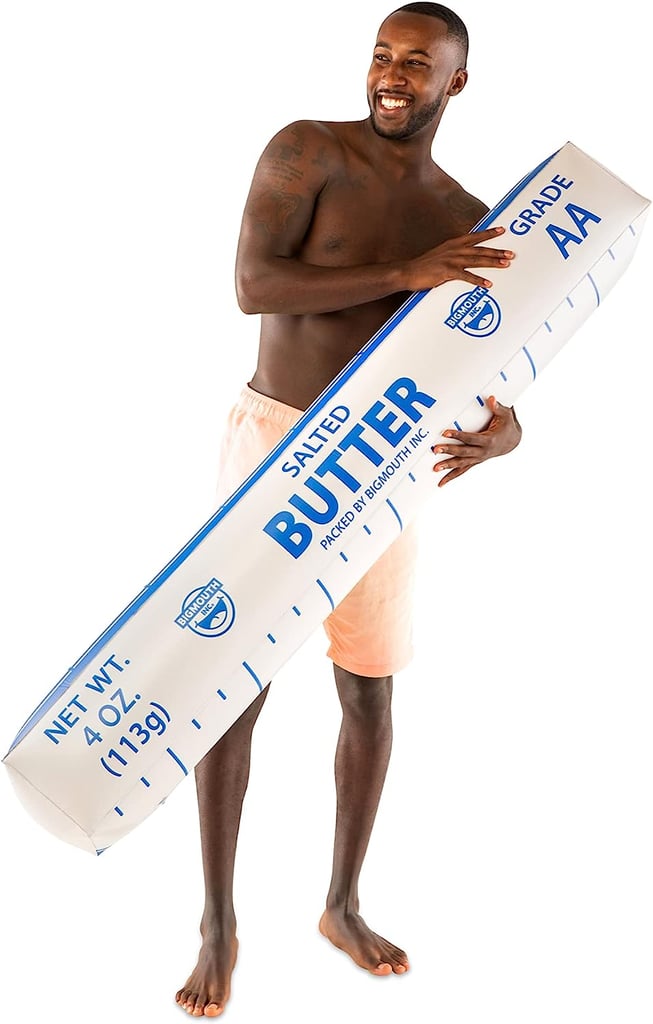 A Butter-Shaped Pool Float