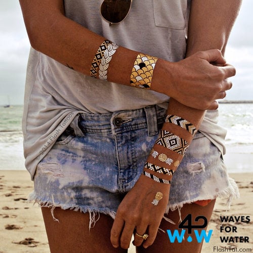 Flash Tattoos x Goldfish Kiss H20
