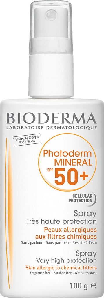 Mineral Sunscreen For the Face: Bioderma Photoderm Mineral Spray SPF50+