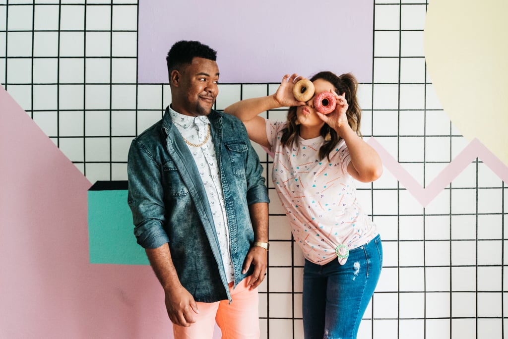 Retro '80s and '90s Engagement Shoot